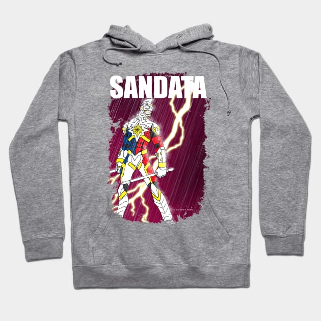 Sandata On Rooftop Raining Hoodie by artofnerp